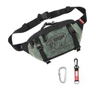 Rough Enough Mens Tactical Fanny Pack Crossbody Large Waist Bag for Men, Army Green, L, Tactical Fanny Pack for Men