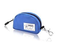 :Rough Enough Small Coin Purse and Card Holder for Teens, Men and Women Blue