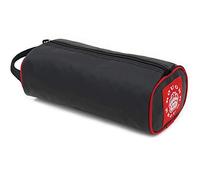 Rough Enough Small Electricians Tool Bag Large Boys Kids Exams Pencil Case Travel Pouch Accessories Portable Equipment Storage Box with Zipper Handle in Black Waterproof Fabric