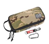 Rough Enough Small Tool Pouch Bag, Compact EDC Organizer for Outdoor Home | 9"x4"x1.7", 500D CORDURA, Water-resistant, YKK zipper, Foam Padding, Yellow Interior, for EDC, Camping, Range, Home Repair