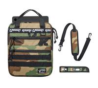 Rough Enough Tablet Case Bag 9-11 Inch IPad for College Students Men Campus Outdoor Travel with Detachable Shoulder Strap Pen Sleeve Holder Weather Resistant Camo Cordura