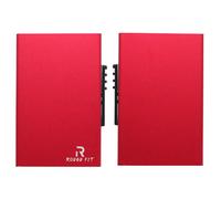 ROUGH FIT Card Holder Wallet, Slim Metal Card Protector, RFID Blocking Card Holder, Minimalist Aluminium Pop up Card case for Cards & Notes (Red)