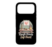 Rough Hands Soft Heart Funny Gentle Dad Fatherhood Case for iPhone 17 Pro Max