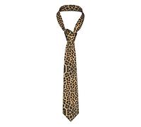 Rough Leopard Print Men Ties Silk Neck Tie For Men Wedding Business Formal Neckties