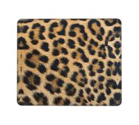 Rough Leopard Print Non-Slip Rubber Base Mouse Pad with Lock Edge, Large Extended Desk Mat for Enhanced Game Work