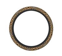 Rough Leopard Print Print Car Steering Wheel Protector Non-Slip Cute Fit Cars Trucks Driver Easy Installation