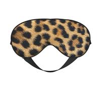 Rough Leopard Print Print Functionality Cozy Eye Mask Adjustable Strap Nap Night Travel Camping Yoga Relax