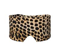 Rough Leopard Print Print Print Soft Eye and Ear Muffs for Adults Sleeping Protection Cover for Travel Nap Relief