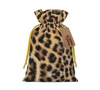Rough Leopard Print Print Reusable Drawstring Pouch,Perfect For Birthdays,Anniversaries,And Parties