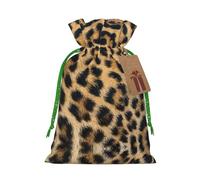 Rough Leopard Print Print Reusable Drawstring Pouch,Perfect For Birthdays,Anniversaries,And Parties