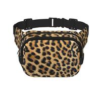 Rough Leopard Print Unisex Fashion Waist Packs, Stylish Fanny Packs for Workouts, Running, Traveling, and Hiking
