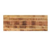 vidaXL Table Top 140x50x3.8 cm Rectangular Solid Wood Rough Mango