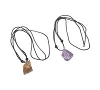 Rough Stone Pendant Necklace Improves Sleep, Happiness, Beautiful Comfortable Stone Crystal Pendant