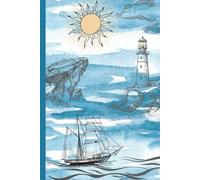 Rough Waters Journal: 6 x 9 inches, 150 lined pages, glossy hardcover