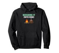 Roughing It With Wine Camper Viticulturist Pullover Hoodie