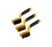 Roughneck 012 Wide Wire Brush Set, 3 Piece