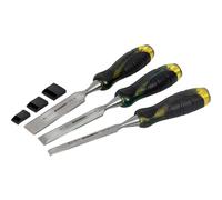 Roughneck 3 Piece Bevel Edge Chisel Set