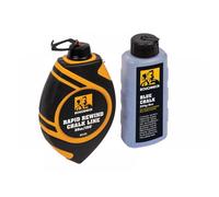 Roughneck 43-070 Rapid Rewind Chalk Line Reel Set 30M