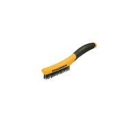Roughneck 52-044 Shoe Handle Wire Brush Soft Grip 250mm (10in)