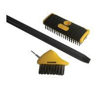 Roughneck 52-090 Patio & Decking Brush Set 3 Piece