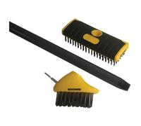 Roughneck 52-090 Patio & Decking Brush Set 3 Piece