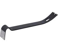 Roughneck Alloy Steel Utility Bar 381mm (15in) | Drop Forged & Heat Treated with Polished Tips & 3 Nail Removers for Levering, Prying & Nail Removal