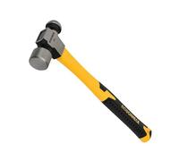 Roughneck Ball Pein Hammer Fibreglass Shaft 1.36kg (48oz), Black and Yellow