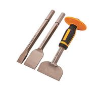 Roughneck Bolster & Chisel Set In Tool Roll With Interchangable Guard Rou31935