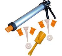 Roughneck Brick Mortar And Tile Grouting Pointing Gun - Spare Nozzles & Plunger