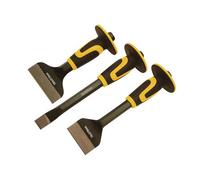 Roughneck Chisel & Bolster 3 Piece Set 76 X 254mm 70 X 216mm & 254 X 25mm Multi Colour (One Size)