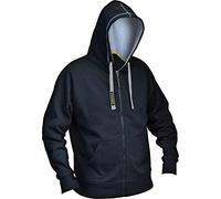 Roughneck Clothing RNKZIPHODXXL Roughneck Clothing Zip Hooded Sweatshirt Black/Grey XX Large