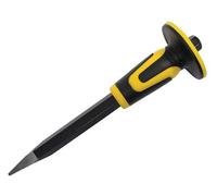 Roughneck Concrete Chisel With Protective Guard - Durable 300mm X 25mm Tool For Concrete Work
