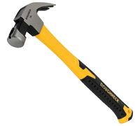 Roughneck Fibreglass Shaft Curved Claw Hammer 450g