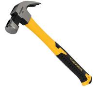Roughneck Fibreglass Shaft Curved Claw Hammer 570g