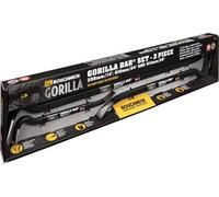 Roughneck Gorilla Bar Set 3Pc 14" 24" 36" Wrecking Crowbar Pry Tool