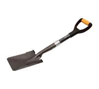 Roughneck Gorilla Sharp-Edge Micro Shovel, Heavy-Duty Square Blade, Short Shaft for Slicing, Digging & Opening Bulk Bags in Small, Compact Spaces ?
