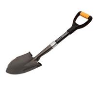Roughneck Gorilla Sharp-Edge Round Micro Shovel - Compact And Durable For Tight Spaces
