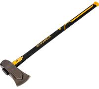Roughneck GORILLA Splitting maul 2.7kg/6lbs | Drop Forged, Heat Treated, Induction Hardened, Anti-Jamming, Shock Absorbing, Compression Fitted Solid Fibreglass Core Handle