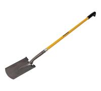 Roughneck Heavy Duty Digging Spade, Long Fibreglass Handle with Contoured Grip, for Landscaping, Building and Gardening Applicatio