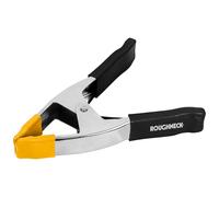 Roughneck Heavy Duty Metal Spring Clamp 75mm/3″ | Heavy Duty Steel Construction, Super Strong Spring, Soft Jaw Pads, Comfort Grip & 75mm (3in) Maximum Jaw Opening