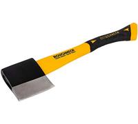 Roughneck Kindling Splitter Chopper Axe 1.1kg (2½lbs) | Drop Forged, Wide & Convex Heat Treated, Painted Head, Polished Cutting Edge, Epoxy Bonded & Solid Fibreglass Handle
