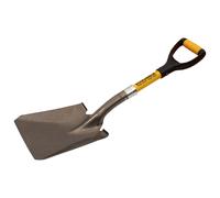 Roughneck Micro Bulk Shovel, Large Shovel Head, Heavy-Duty Blade, Compact Design for Small, Confined Spaces to Move Material from Bulk Bags - 730mm