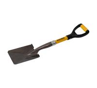 Roughneck Micro Shovel, Heavy-Duty Square Blade, Short Shaft for Small, Compact Spaces, to Shovel Material Out of Bulk Bags - 690mm (27")