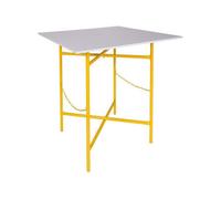 Roughneck Mortar Mixing Board & Folding Stand Multi Colour (810 X 810mm (32 X 32In))