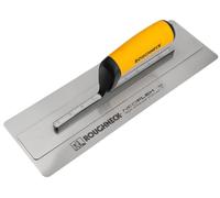 Roughneck NEOFLEX Plastering Finishing Trowel 114mm x 356mm (4½" x 14") -Hi-Flex Austenitic Stainless Steel Blade, Central Spine, Radiused Corners, 0.4mm Ultra-Flexible Blade & Soft Grip Handle