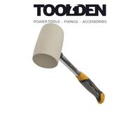 Roughneck Non Marking White Rubber Mallet 454g (16oz)