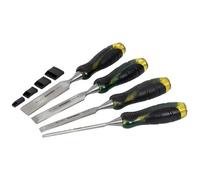 Roughneck Pro 100 Series Wood Chisel Multi Colour (Set Of 4: 6, 19, 25 & 32mm)