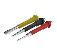 Roughneck Punch & Chisel Set 31-176 – Cold, 3-Piece, Black