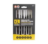 Roughneck ROU31178 Parallel Pin Punch 6 Piece Set 1.5mm, 3mm, 4mm, 5mm, 6mm, 8mm