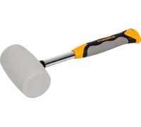 Roughneck ROU61224 Non Marking White Rubber Mallet with Soft Grip Handle 24 oz/